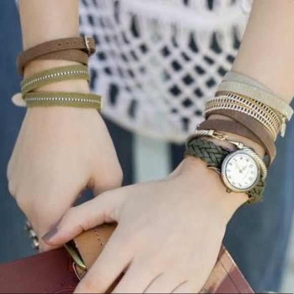 Tokyo Bay Leather Wrap Bracelet - Picture 8 of 8